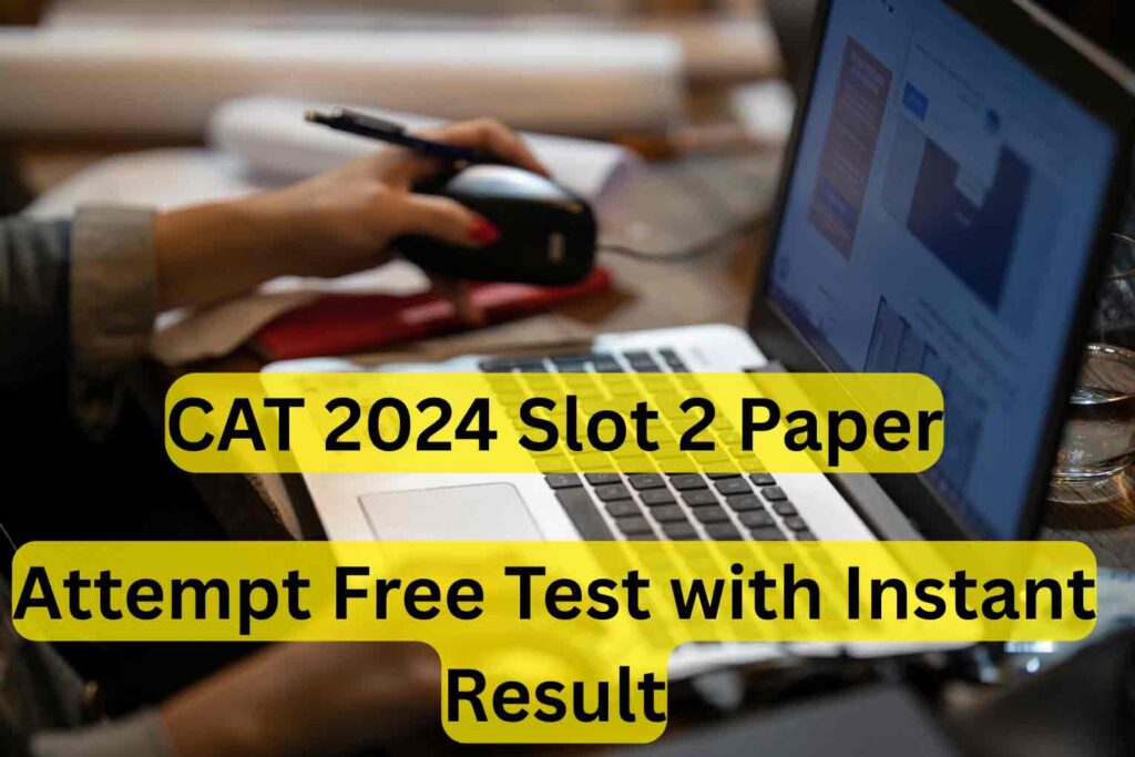 CAT 2024 Slot 2 Paper